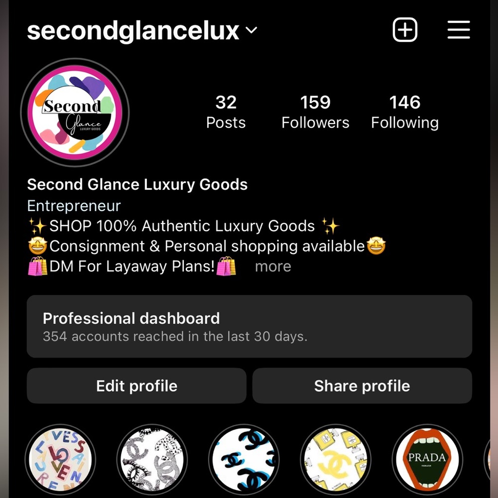 Follow @secondglancelux to see these bags and many more!